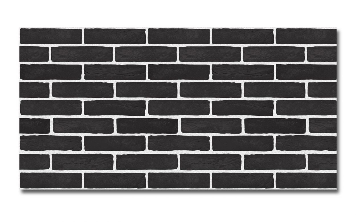 Spritzschutz Küche Aluverbund Backsteinwand Optik Schwarz Spritzschutz Küche Aluverbund Backsteinwand Optik Schwarz