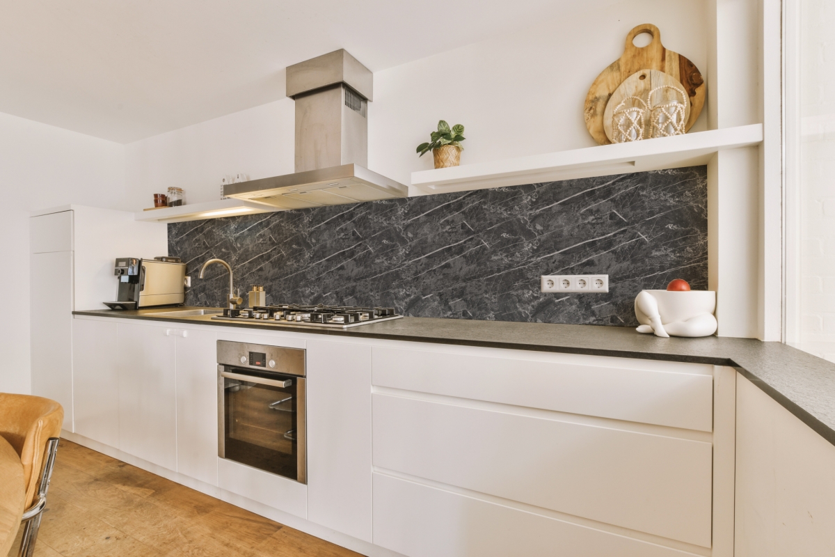 Küchenrückwand Marquina Marmor Küchenrückwand Marquina Marmor
