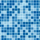 Küchenrückwand Blaue Mosaiksteine