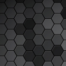 Küchenrückwand Hexagon Anthrazit Mosaik