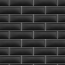 Küchenrückwand Metrofliesen Schwarz