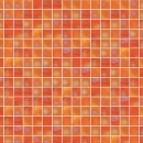 Küchenrückwand Folie Modern Mosaik Orange