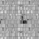 Küchenrückwand Acrylglas Silber Mosaiksteine