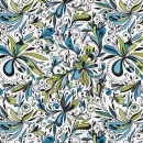Küchenrückwand Hartschaumplatte Doodle Blume