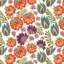 Küchenrückwand Hartschaumplatte Traditionelle Blumen