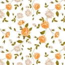 Küchenrückwand Hartschaumplatte Orange Rosen