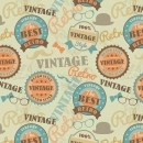 Küchenrückwand Hartschaumplatte Vintage Retro Typografie