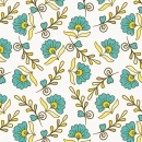 Küchenrückwand Hartschaumplatte Boho Blumen