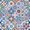 Küchenrückwand Folie Marrakesh Fliesen Patchwork