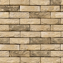 Küchenrückwand Acrylglas Klinkerriemchen Sand