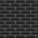 Küchenrückwand Acrylglas Metro Wanfliesen Schwarz