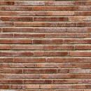 Küchenrückwand Acrylglas Langformat Riemchen Rotbraun