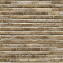 Küchenrückwand Acrylglas Langformat Riemchen Sandbraun