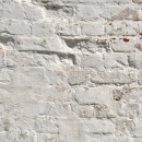 Küchenrückwand Aluverbund Antik Backstein Motiv Weiß