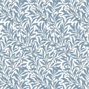 Küchenrückwand Pflanzenranken Blau