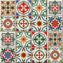 Küchenrückwand Spanische Patchwork