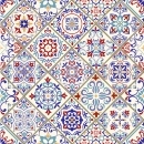 Küchenrückwand Acrylglas Orient Patchwork Kacheln
