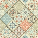 Küchenrückwand Acrylglas Talavera Patchwork Fliesen