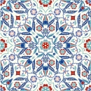 Küchenrückwand Osmanische Blume