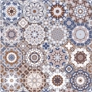 Küchenrückwand Acrylglas Arabic Patchwork