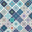 Küchenrückwand Acrylglas Spanish Style Patchwork