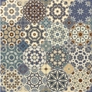 Küchenrückwand Acrylglas Ornamentalische Patchwork