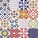 Küchenrückwand Acrylglas Talavera Patchwork