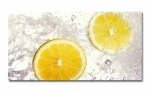 Spritzschutz Küche Zitronen Sprudel