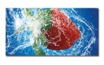 Spritzschutz Küche Hartschaumplatte Erdbeere Splash