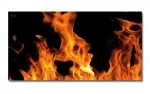 Spritzschutz Küche Hartschaumplatte Feuer