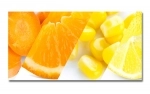 Spritzschutz Küche Hartschaumplatte Mais Orange Zitrone