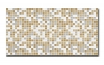 Spritzschutz Küche Acrylglas Beige Weiß Mosaik