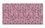 Spritzschutz Küche Acrylglas Rot Mosaik Optik