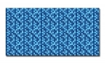 Spritzschutz Küche Acrylglas Blau Mix Mosaik