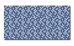 Spritzschutz Küche Acrylglas Mosaik Karo Blau