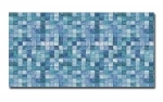 Spritzschutz Küche Hartschaumplatte Retro Mosaik Optik