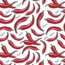 Spritzschutz Küche Aluverbund Chili Pepper