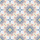 Spritzschutz Küche Hartschaumplatte Blumen Ornament