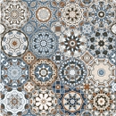 Spritzschutz Küche Hartschaumplatte Arabic Fliesen Patchwork