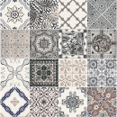 Spritzschutz Küche Hartschaumplatte Vintage Patchwork