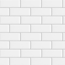 Spritzschutz Küche Hartschaumplatte Weiße Metrofliesen Optik